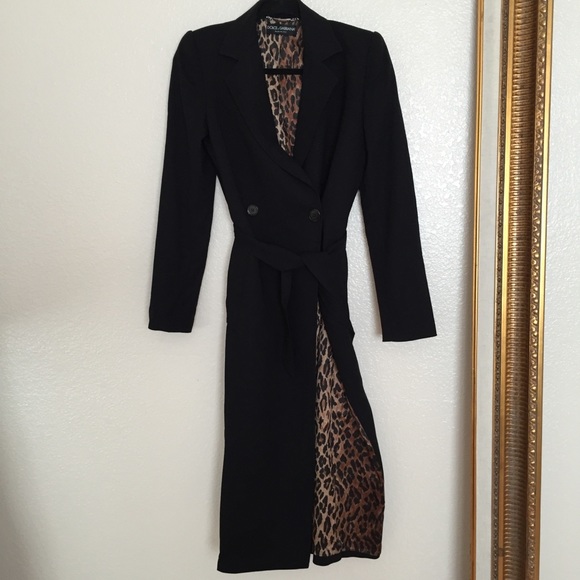 Dolce & Gabbana Virgin Wool Long Coat - Picture 1 of 11